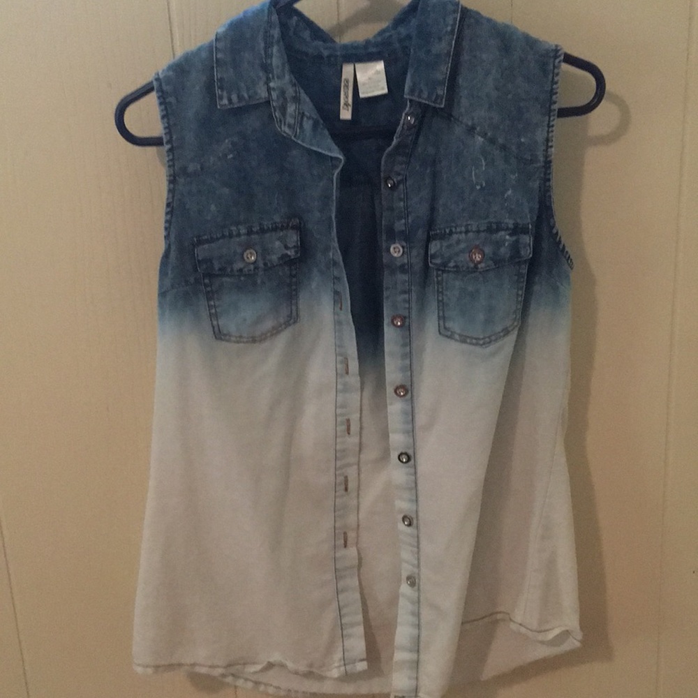Ambrè Denim Tank Top